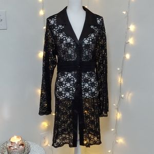 Susan Graver Black Lace dress
